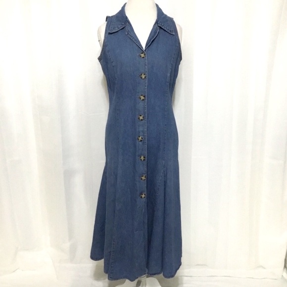 coldwater creek denim dress